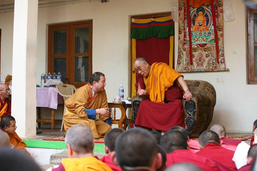 Поздравление Шаджин-ламы Калмыкии по случаю 85-летия Его Святейшества Далай-ламы XIV