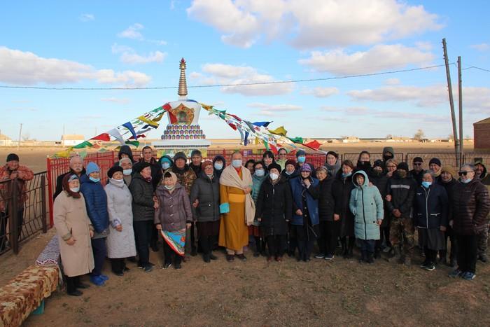 Шаджин лама Калмыкии Тэло Тулку ринпоче посетил Яшкульский район