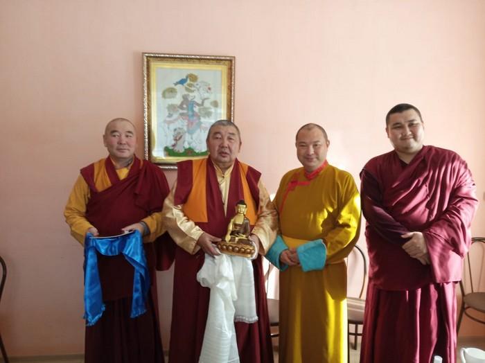 Глава буддистов Калмыкии Тэло Тулку ринпоче прибыл в Агинский Бурятский округ Забайкальского края