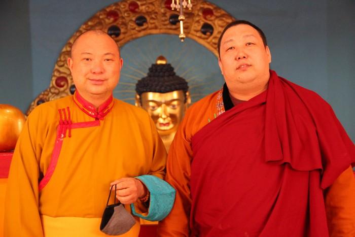 В Центральный хурул Калмыкии прибыла делегация Республики Тыва во главе с Камбы-ламой Гелек Нацык Доржу