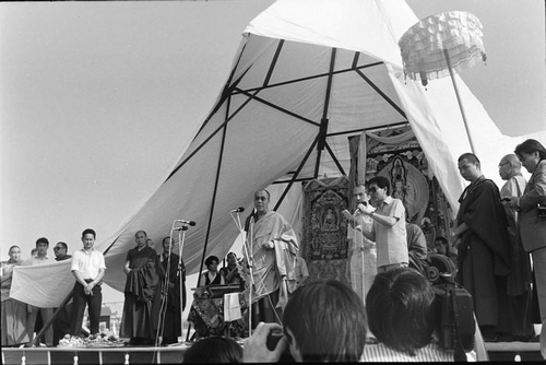 30 лет назад состоялся первый визит Его Святейшества Далай-ламы XIV в Калмыкию