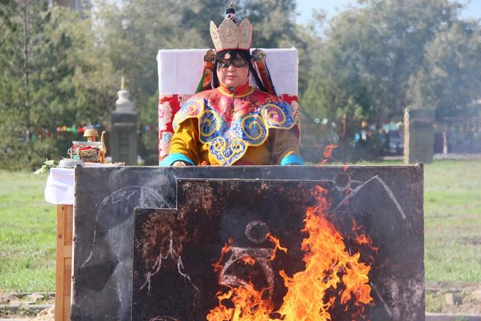 В Калмыкии завершился второй день тантрических ритуалов