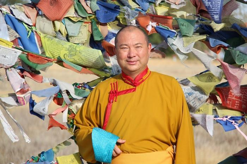 Поздравление Шаджин-ламы Калмыкии