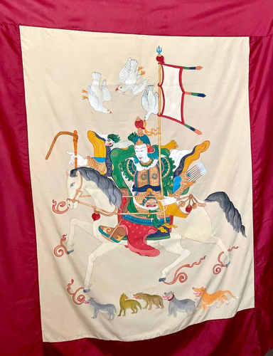 Центральный хурул Калмыкии восстановил три важнейших священных для нашего народа знамени