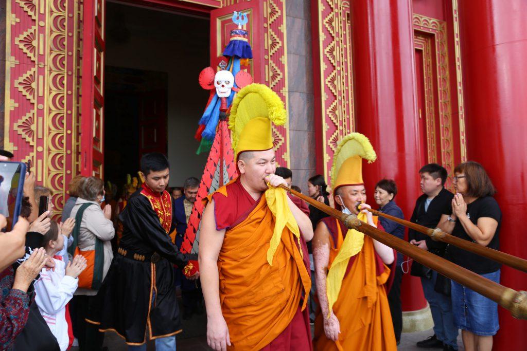 В «Золотой обители Будды Шакьямуни» состоялся третий по счету тантрический ритуал «Торгьяк».