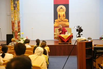 Шаджин лама Калмыкии провел лекцию об основах изучения буддийской философии