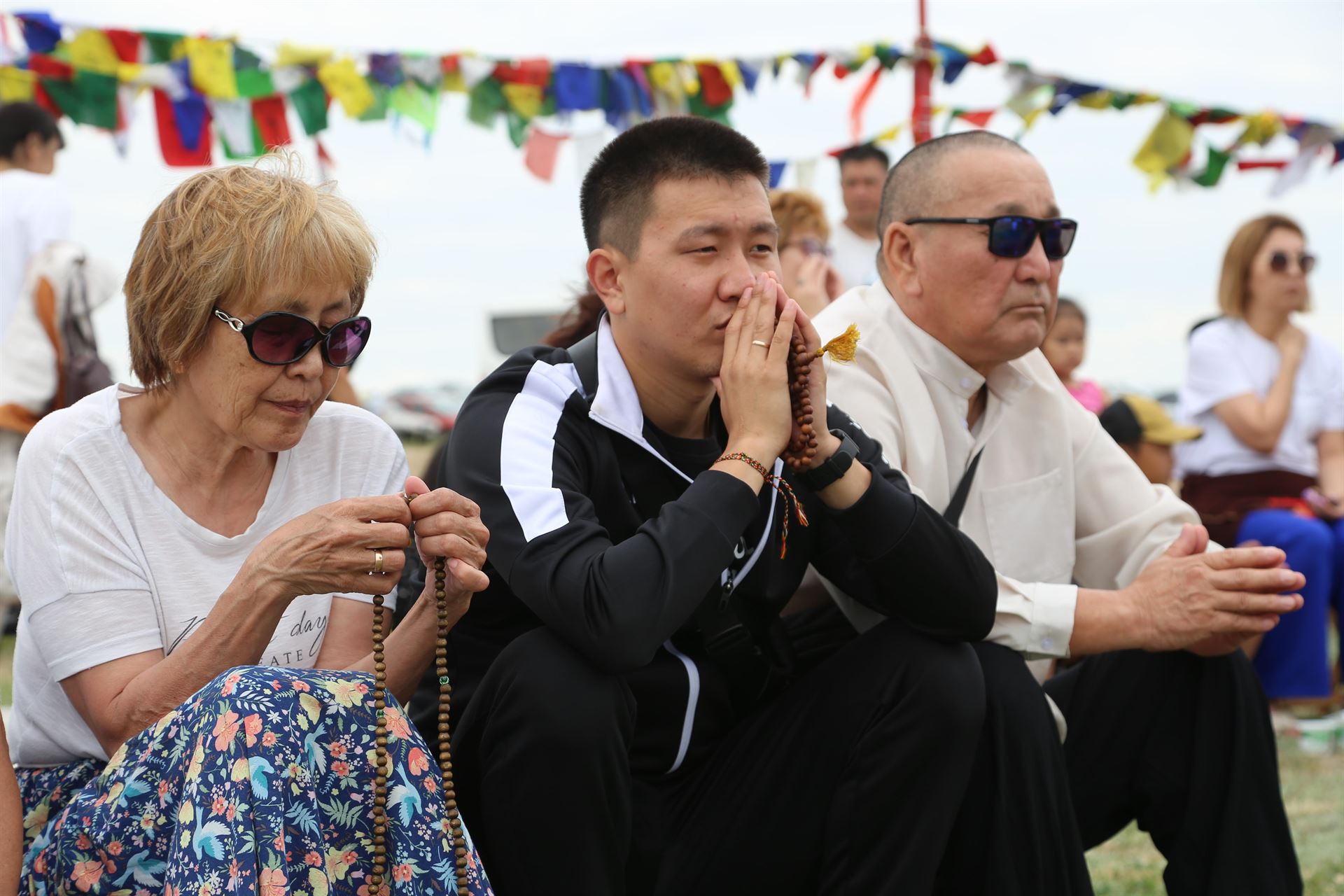 Жители Калмыкии в завершающий день Үрс сар провели большой ритуал