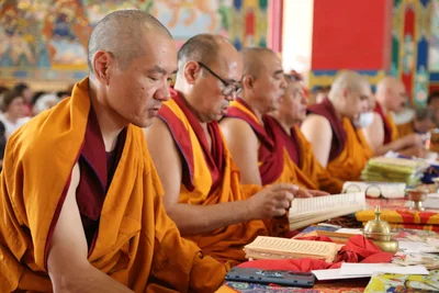 В Калмыкии отметили День Рождения, Просветления и Ухода в Махапаринирвану Будды Шакьямуни