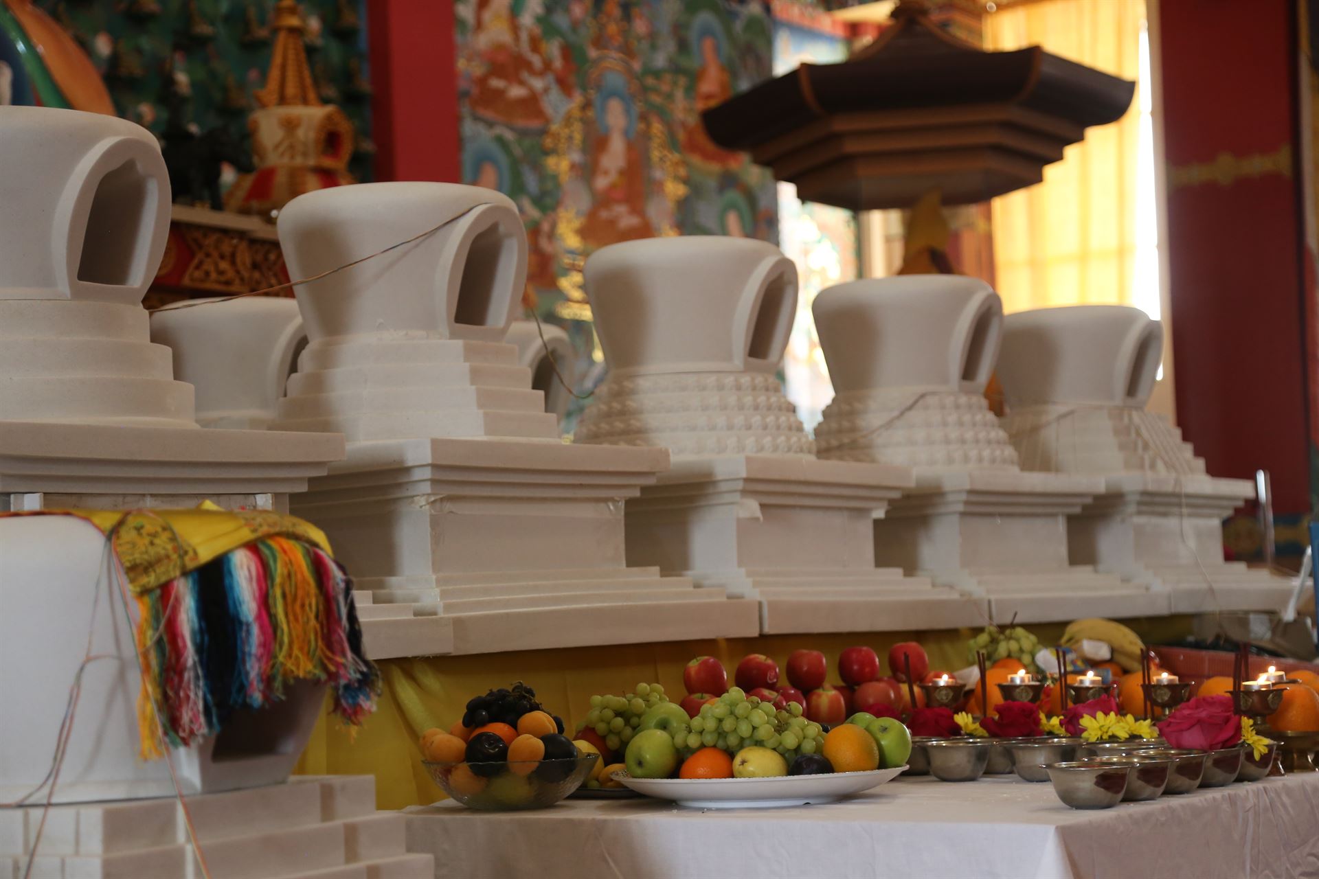 В Центральном хуруле провели ритуал освящения Ступ