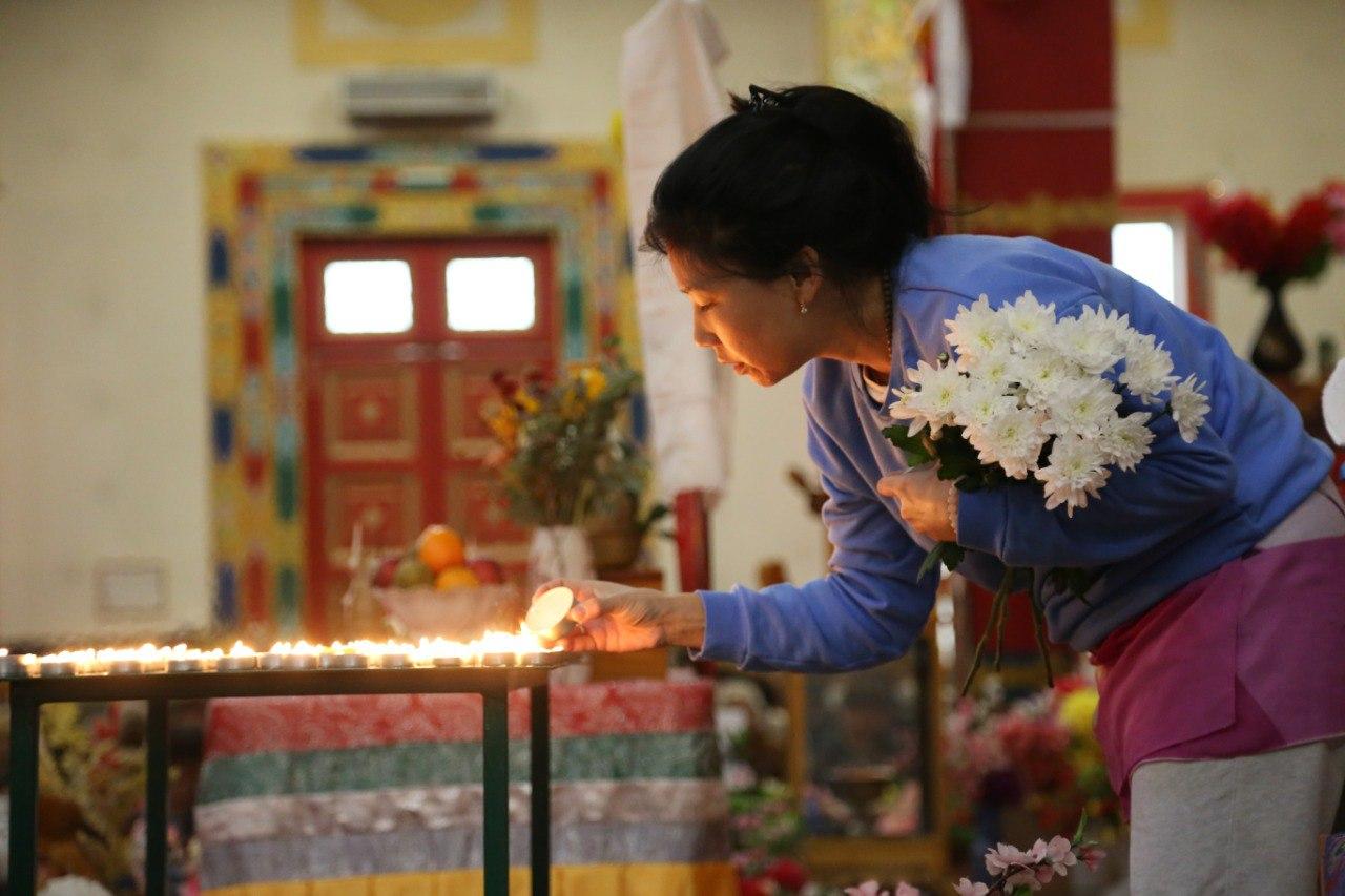 Верующие Калмыкии возносили свои молитвы Белой Таре