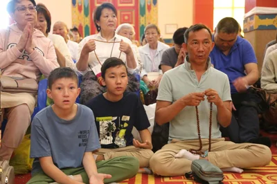 В Калмыкии отметили День рождения, Просветления и уход в Махапаринирвану Будды Шакьямуни