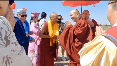 Пасторский визит досточтимого Кунделинг Ринпоче в Калмыкии продолжается