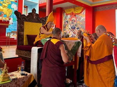 Кунделинг Тацак Ринпоче посетил Лаганский район 