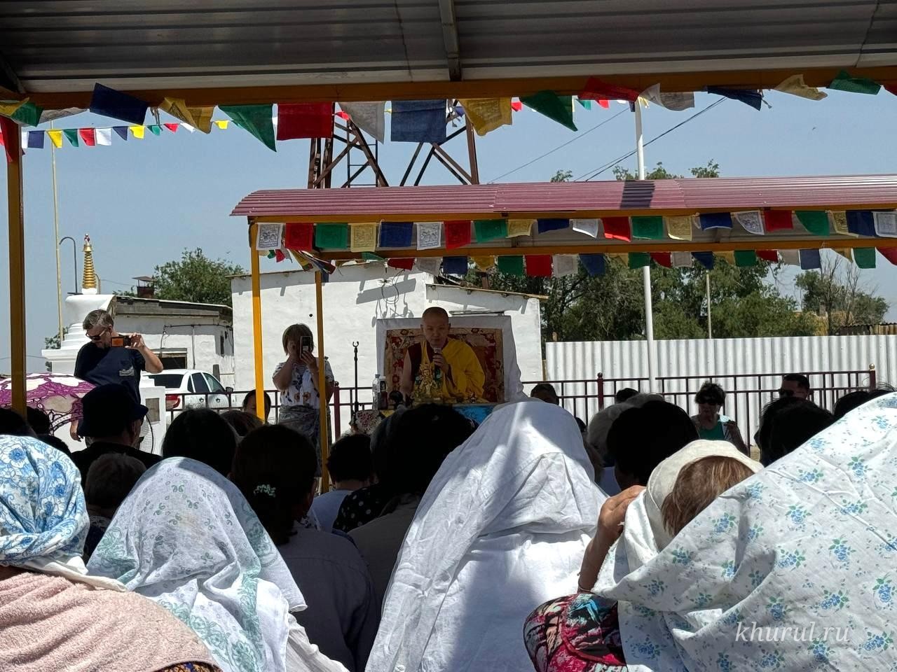 Пасторский визит досточтимого Кунделинг Ринпоче в Калмыкии продолжается