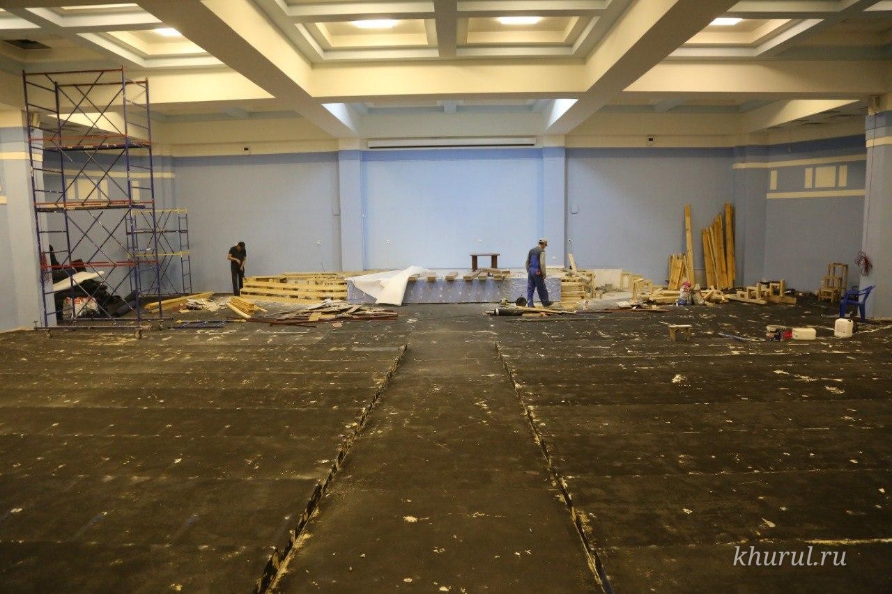 В Центральном хуруле начались ремонтные работы в конференц-зале