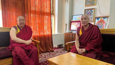 В Калмыкию прибыл досточтимый геше-лхарамба Джагба Гьяцо